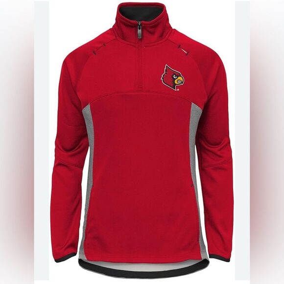 Gen2 Louisville Cardinals NCAA Extreme Team Logo 1/4 Zip Jacket Girls Size XL - Picture 1 of 5